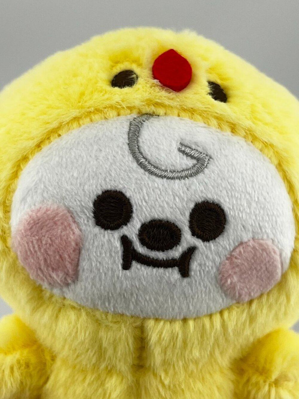 BT21 Chimmy Fuzzy Animal Plush Keychain Bag Charm Line Friends BTS Kpop NEW